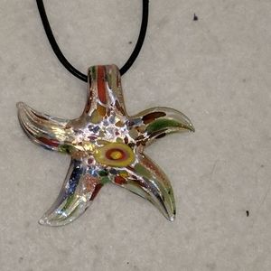 Colorful Starfish Necklace